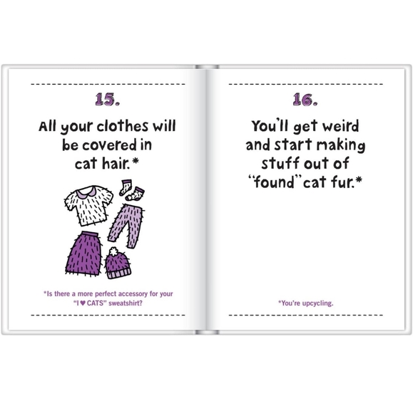 100 reasons to panic about being a cat lady, book. - Picture 3 of 5